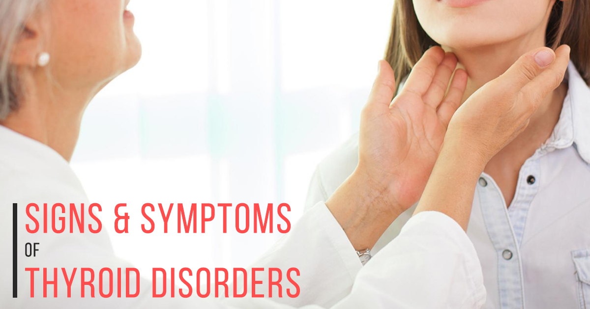 The symptoms of thyroid disease