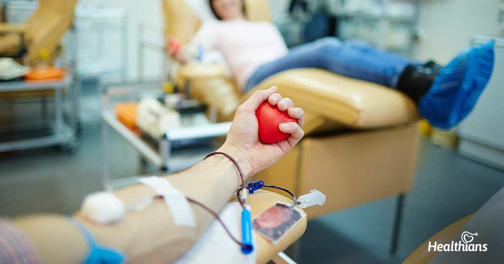 does donating blood burn calories