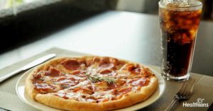 Pizza and soda food combination - Healthians